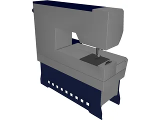 Sewing Machine 3D Model