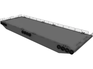 Barge 3D Model