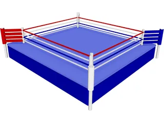 Boxing Ring 3D Model