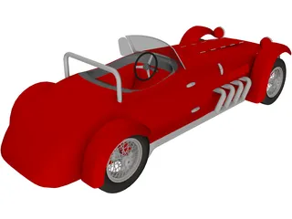 Kurtis 500 (1954) 3D Model