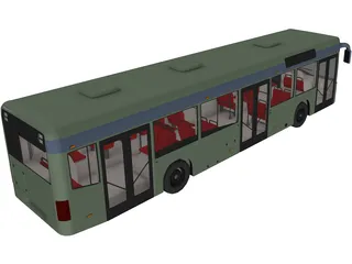 City Bus 3D Model