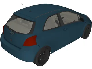 Toyota Yaris 3D Model