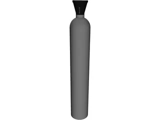 Gas Cylinder 3D Model