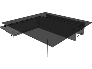 Living Room Table 3D Model