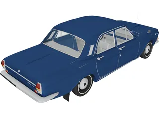 GAZ-24 Volga 3D Model