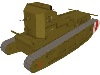 Whippet Tank 3D Model