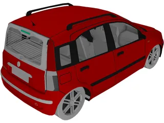 Fiat Panda (2005) 3D Model