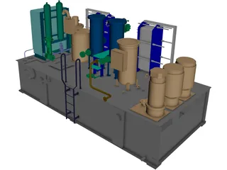 Oil Module 3D Model