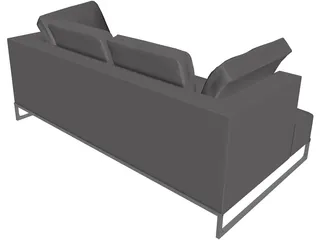 B&B Couch 3D Model