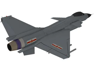Chengdu J-10 3D Model