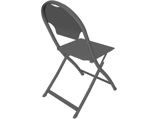 Folding Chair 3D Model