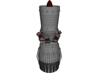 Jet Engine 3D Model