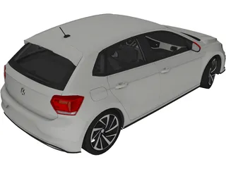 Volkswagen Polo (2018) 3D Model