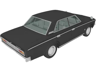 Toyota Crown (1967) 3D Model