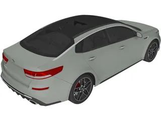 Kia Optima T-GDi (2019) 3D Model