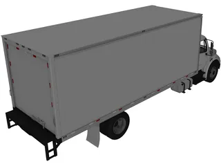 Freightliner Box Truck (2012) 3D Model