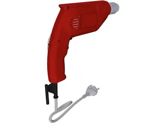 Hand Drill 3D Model