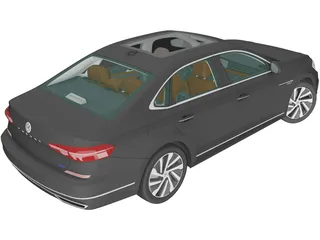 Volkswagen Passat PHEV CN-Spec (2019) 3D Model
