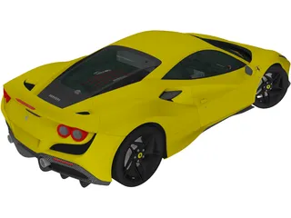 Ferrari F8 Tributo (2019) 3D Model