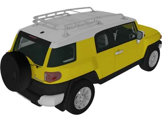 Toyota FJ Cruiser (2010) 3D Model