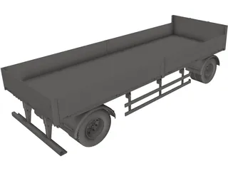 Truck Trailer 3D Model