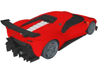 Ferrari P80C (2019) 3D Model