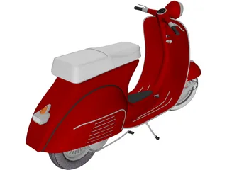 Piaggio Vespa (1962) 3D Model