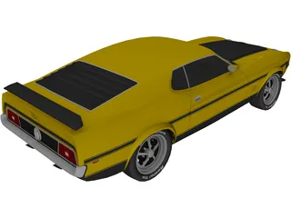 Ford Mustang Mach 1 (1971) 3D Model