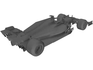 F1 Car (2019) 3D Model