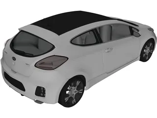 Kia Pro Ceed GT (2014) 3D Model