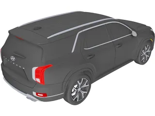 Hyundai Palisade (2020) 3D Model