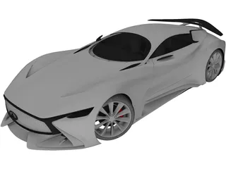 Infiniti Vision Gran Turismo Concept (2014) 3D Model