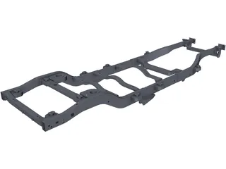 Jeep JK Frame 3D Model