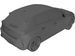 Opel Corsa (2020) 3D Model