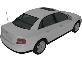 Audi A4 Sedan (1999) 3D Model