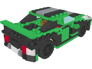 Lego Street Speeder (2010) 3D Model