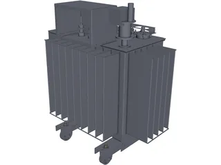 Power Transformer 160kVA 3D Model