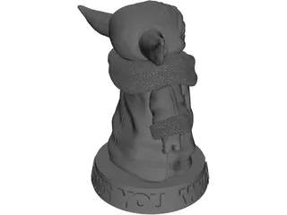 Baby Yoda 3D Model