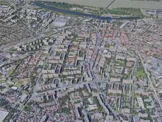 Budapest City North, Hungary (2019) 3D Model