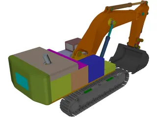 Caterpillar 390F 3D Model