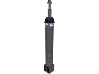 Cairo Tower 3D Model