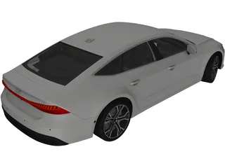 Audi A7 (2019) 3D Model