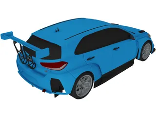 Hyundai i30N [TCR] (2018) 3D Model