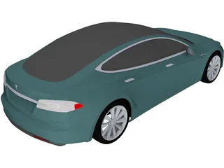 Tesla Model S (2020) 3D Model