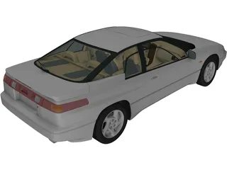 Subaru SVX (1992) 3D Model