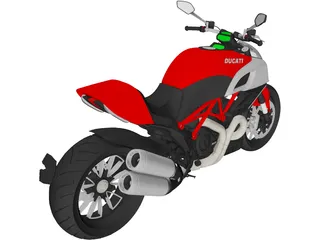 Ducati Diavel (2011) 3D Model