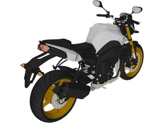 Yamaha FZ8 (2011) 3D Model