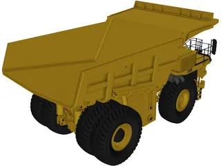 Komatsu 830E-AC 3D Model