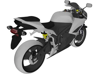 Honda CBR600RR (2009) 3D Model