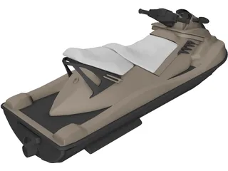 Kawasaki Ultra Jet Ski 3D Model